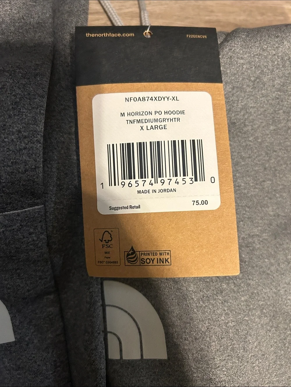 The North Face Men’s Charcoal Gray Track Jogger Set
